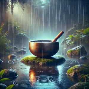 Liquid Sanctuary: Tibetan Sound Bath and Rain Sounds for Quick Cleansing Meditation & Inner Calmness