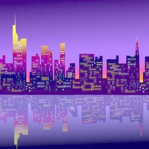 关于灯光的城市