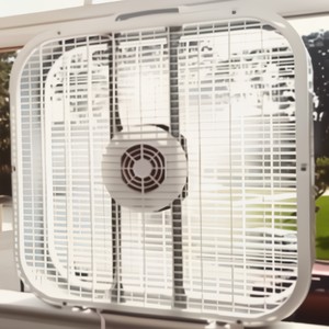 Box Fan At High Power for Sleep