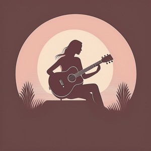 Guitarra En El Flujo De Meditación