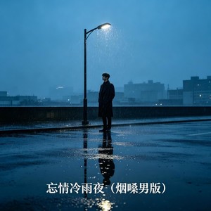 忘情冷雨夜 (烟嗓男版) - 灰唱片封面