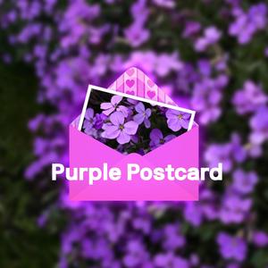 Purple Postcard