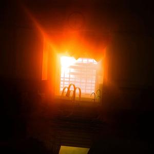 drilling holes through the oil-laden walls of our only home, it's cold outside