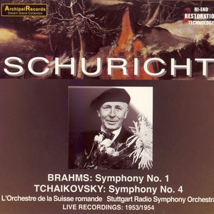 Brahms: Symphony No. 1 - Tchaikovsky: Symphony No. 4 (Live Recordings 1953-1954)