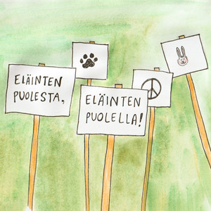 Eläinten puolesta, eläinten puolella