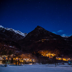 Winter's Night in the Alps