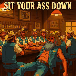 Sit your ass down