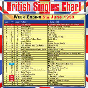 British Singles Chart - Week Ending 5 June 1959