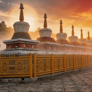 塔尔寺·金顶佛光