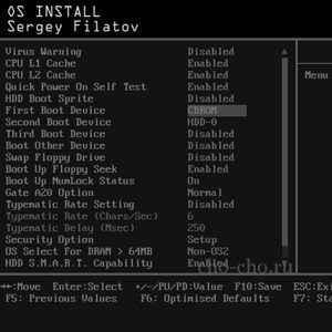 OS install