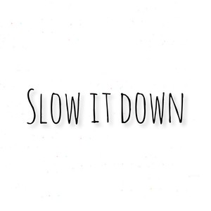 Slow It Down (Explicit)