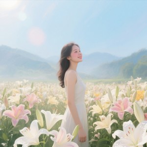 最美百合花 (伴奏)