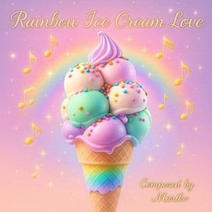 Rainbow Ice Cream Love