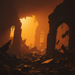 Glow in the wreckage