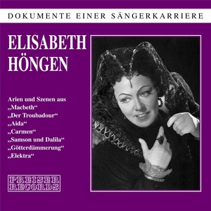 Dokumente einer Sängerkarriere - Elisabeth Höngen