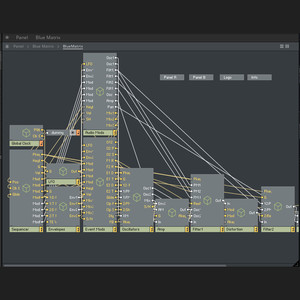 买不起鼓机所以用reaktor做了首Techno