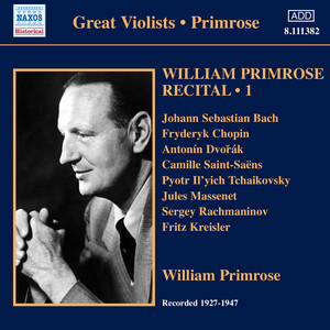 Primrose, William: Recital, Vol. 1 (1939-47)