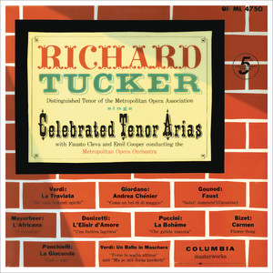 Richard Tucker - Celebrated Tenor Arias