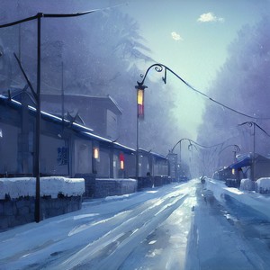 长安风里万树雪