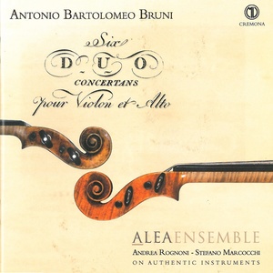 Antonio Bartolomeo Bruni: Six duos concertants pour violon et alto