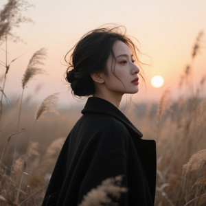 孤影伴日暮（此刻远方起风又起雾）