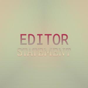 Editor Statement