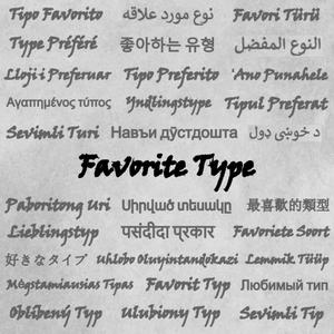 Favorite Type (Explicit)