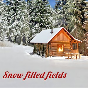 Snow filled fields