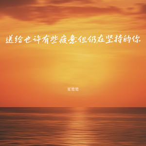 送给也许有些疲惫但仍在坚持的你