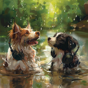 Pets and Waterfalls: Calming Music Background