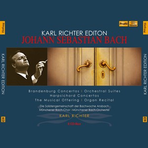 BACH, J.S.: Brandenburg Concertos Nos. 1-6 / Overtures (Suites) Nos. 1-4 / Musical Offering / Keyboard Music (K. Richter) [1954-1963]