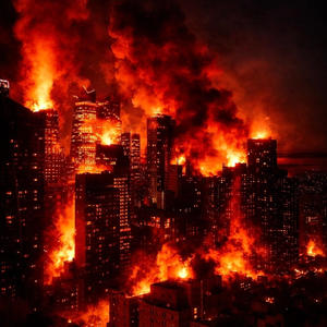 CITY ON FIRE