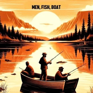 Men, Fish, Boat