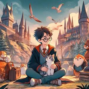 courtyard apocalypse (harry potter lofi)