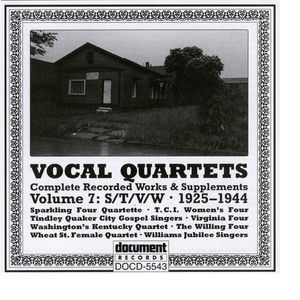 Vocal Quartets Vol. 7 S/T/V/W (1925-1944)