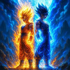 Goku and Vegeta (Explicit)