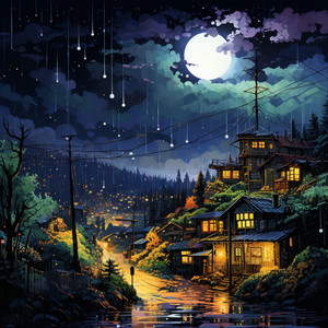 Cityscape Moonlit Etude