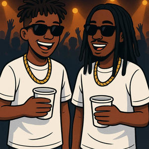 All white Tee key x campout shy