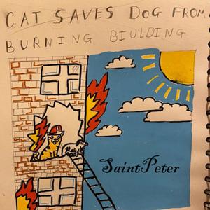 Cat Saves Dog From Burning Building