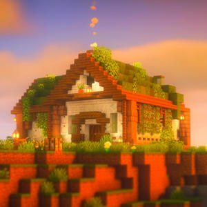 warm mountain side cabin