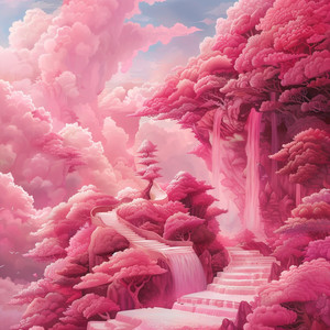 Pink Waterfall