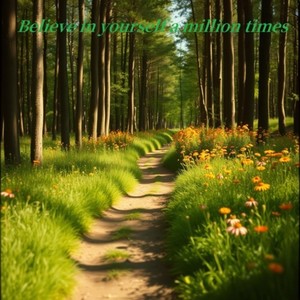 Believe in yourself a million times