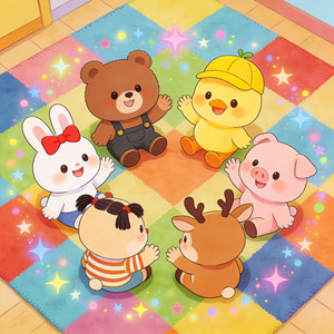 十二只小狐狸和星星花公主-开心熊和快乐虎