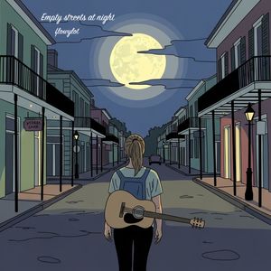 Empty streets at night