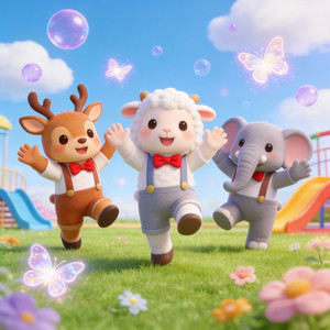 十二只小狐狸与金角小鹿-开心熊和快乐虎