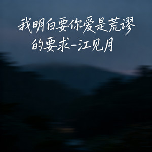 我明白要你爱是荒谬的要求