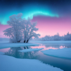 Icy Whispers of Solitude