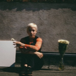 long brown curly hair