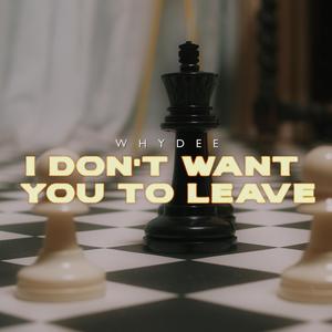 I Don't Want You To Leave