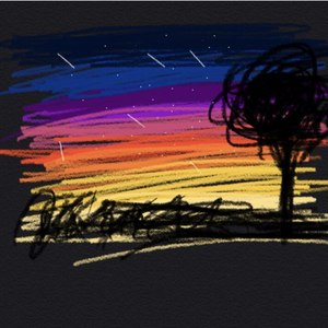 Starry sky & Moonlight